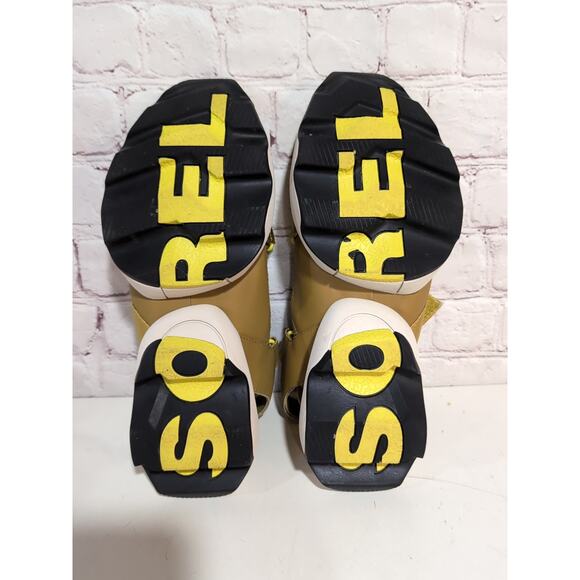 Sorel Kinetic Impact Strappy Sandals Womens 8 Dioxide Gold Green Yellow - Picture 6 of 10